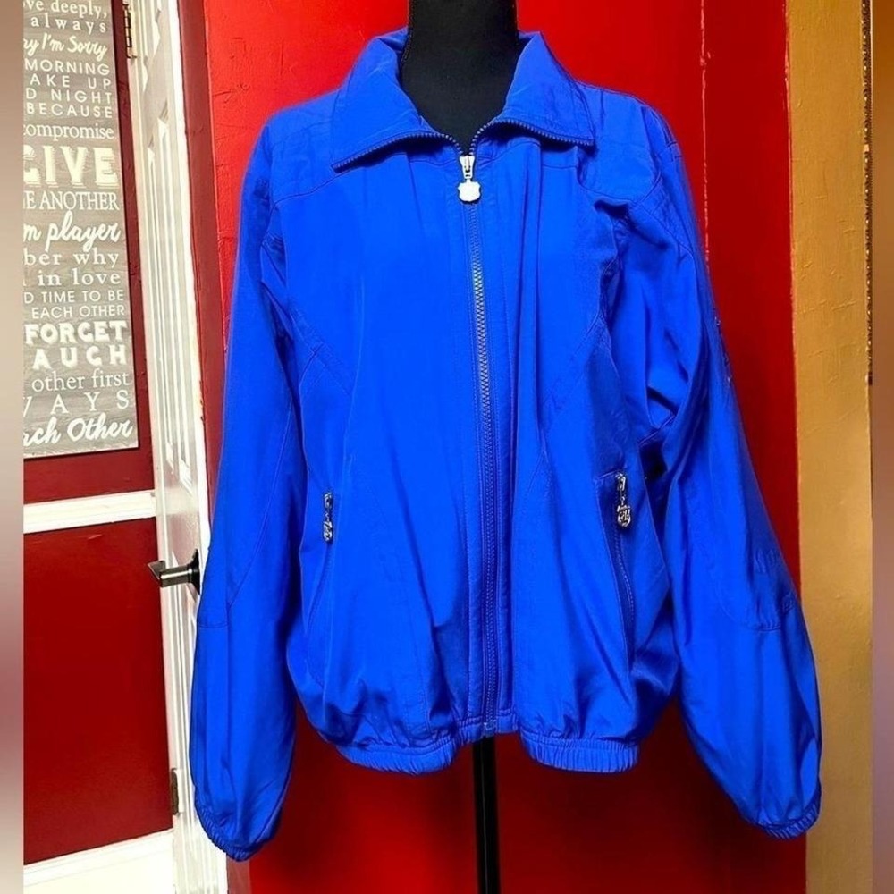 Vintage Kaelin Women's‎ Full Zip Retro Jacket XL Dopamine Violet Y2K